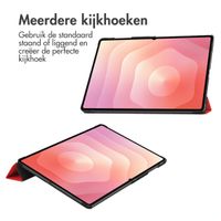 imoshion Trifold Bookcase Samsung Galaxy Tab S11 Ultra - Rood