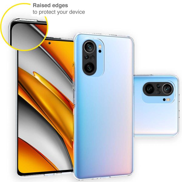 Accezz Clear Backcover Xiaomi Poco F3 - Transparant