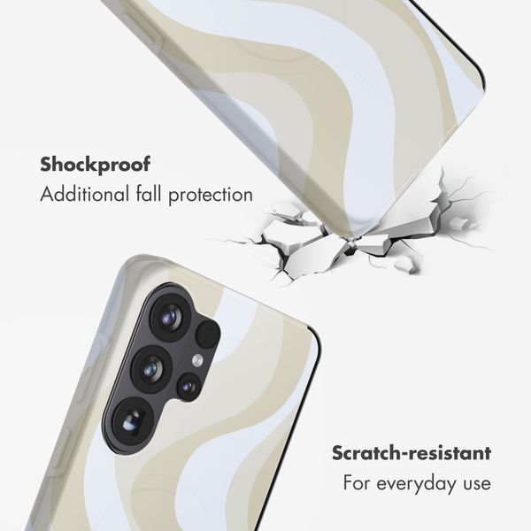 Selencia Vivid Back Cover Samsung Galaxy S26 Ultra - Desert Waves Beige