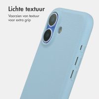 imoshion Texture Backcover Apple iPhone 16 - Lichtblauw