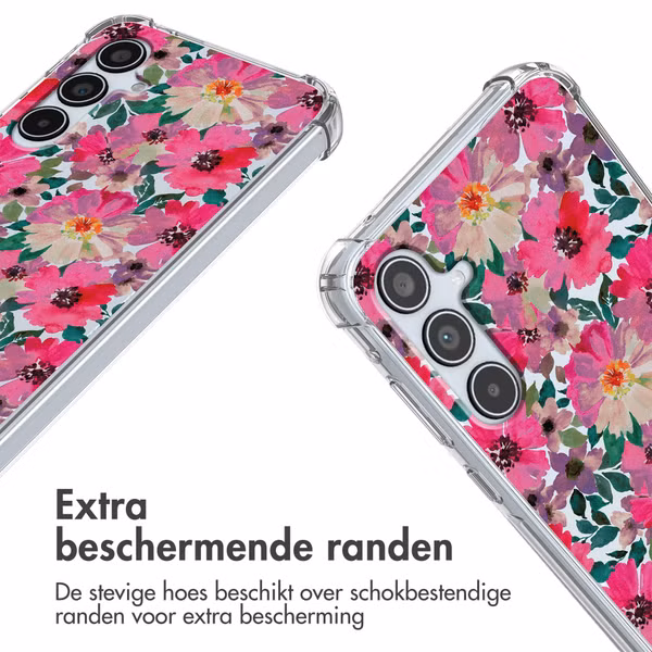 imoshion Design hoesje met koord Samsung Galaxy A35 - Flower Water