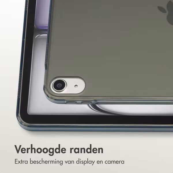 Accezz Frosted Backcover Apple iPad Air 11 inch (2025) M3 / (2024) M2 / Air 5 (2022) / Air 4 (2020) - Zwart