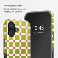 Selencia Vivid Backcover Apple iPhone 17 - Check This Olive
