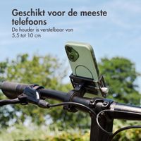 imoshion Mini Aluminium Telefoonhouder Fiets - Lichtgewicht - Universeel - Zwart