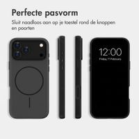 imoshion Color Backcover met Thin MagSafe Ring Apple iPhone 18 Pro Max / 17 Pro Max - Zwart