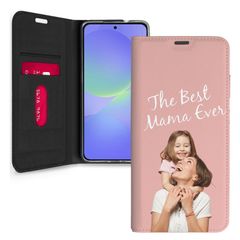 Ontwerp je eigen Compact gel bookcase hoes Samsung Galaxy A57 (5G) - Wit