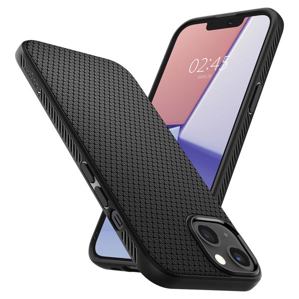 Spigen Liquid Air™ Backcover iPhone 13 - Zwart