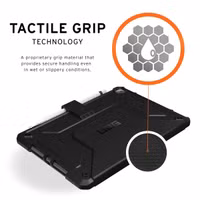 UAG Metropolis Bookcase Apple iPad 9 (2021) 10.2 inch / iPad 8 (2020) 10.2 inch / iPad 7 (2019) 10.2 inch - Zwart