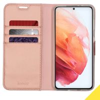 Accezz Wallet Softcase Bookcase Samsung Galaxy S21 Plus - Rosé Goud