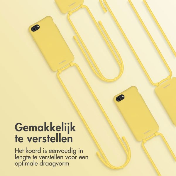 imoshion Color Backcover met afneembaar koord Apple iPhone SE (2022 / 2020) / 8 / 7 - Geel