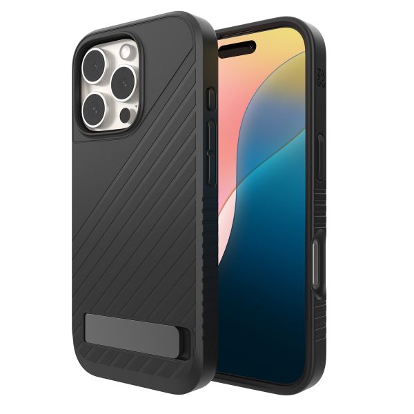 ZAGG Denali Snap KickStand Case met MagSafe iPhone 16 Pro - Zwart