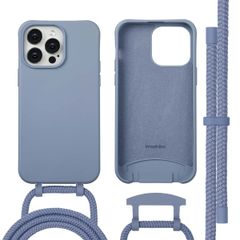 imoshion Color Backcover met afneembaar koord MagSafe Apple iPhone 14 Pro Max - Ash Blue