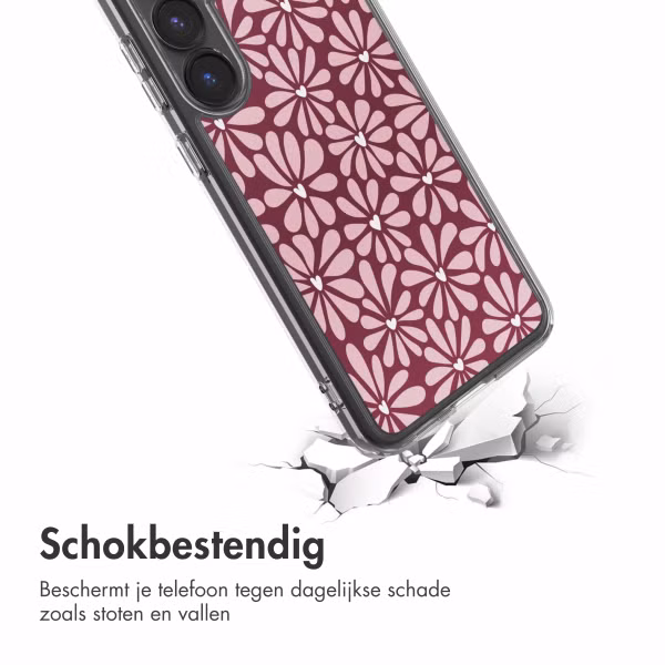 imoshion Design hoesje Samsung Galaxy S24 FE - Bloom Love Blush
