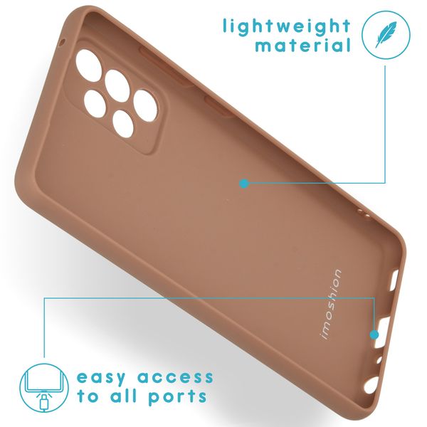 imoshion Color Backcover Samsung Galaxy A52(s) (5G/4G) - Taupe