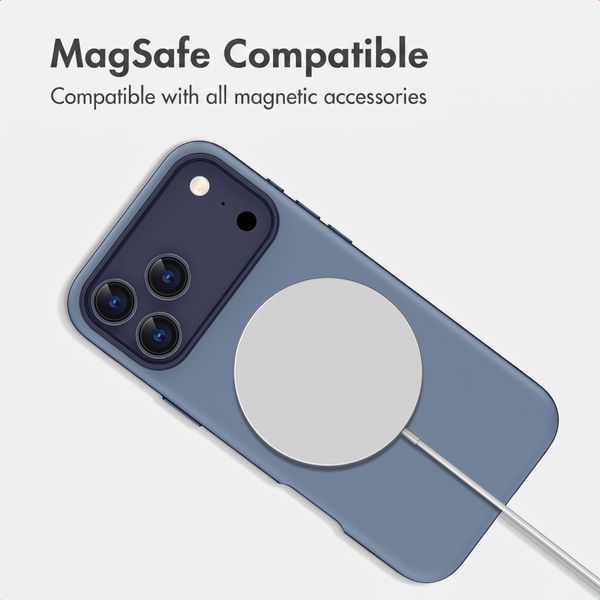 imoshion Colour Back Cover with Thin MagSafe Ring Apple iPhone 17 Pro - Dark Blue