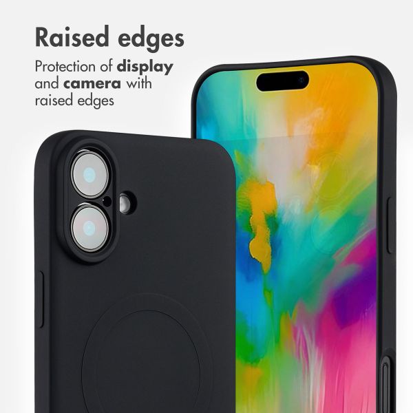 imoshion Colour Back Cover with MagSafe Apple iPhone 16 Plus - Black