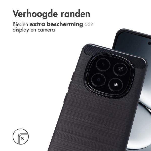 imoshion Brushed Backcover Xiaomi Redmi Note 15 Pro Plus (5G) - Zwart