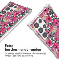 imoshion Design hoesje met koord Samsung Galaxy S22 Ultra - Flower Water