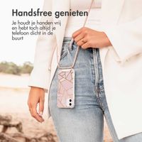 imoshion Design hoesje met koord Apple iPhone 11 Pro Max - Grafisch Koper - Roze / Goud