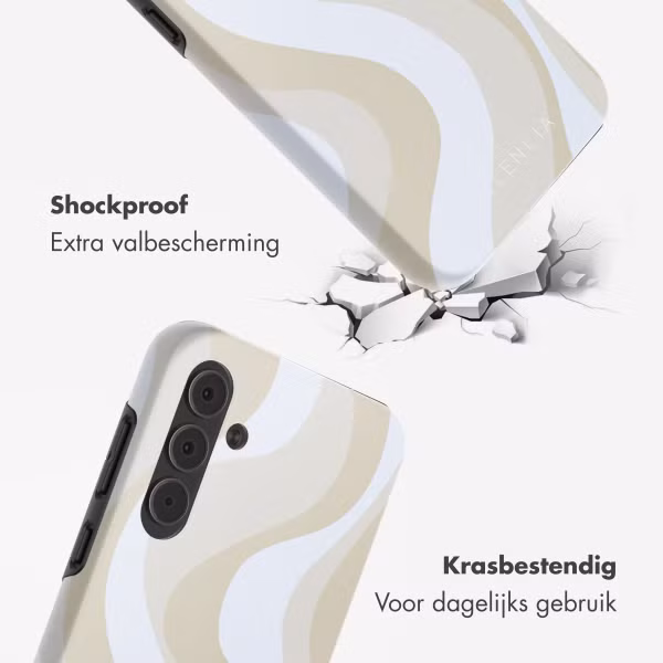 Selencia Vivid Backcover Samsung Galaxy A55 - Desert Waves Beige