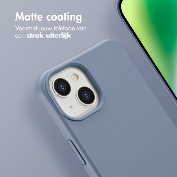 imoshion Color Backcover met afneembaar koord MagSafe Apple iPhone 14 - Ash Blue