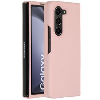 Accezz Liquid Silicone Backcover Samsung Galaxy Z Fold 5 - Roze