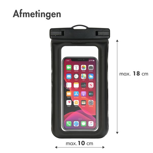 imoshion Universele waterproof pouch - Waterdichte telefoonhoes - Zwart