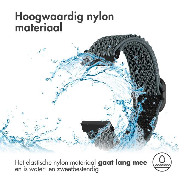 imoshion Elastisch nylon bandje - Universeel 18 mm aansluiting - Lichtgrijs