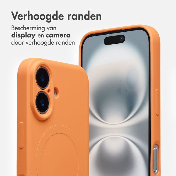imoshion Color Backcover met MagSafe Apple iPhone 16 - Neon Orange