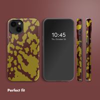 Selencia Vivid Back Cover with MagSafe Apple iPhone 14 - Moo'd Olive Dust