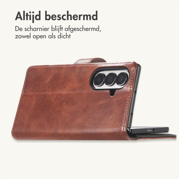 imoshion Luxe Bookcase Samsung Galaxy Z Fold 8 Ultra - Donkerbruin