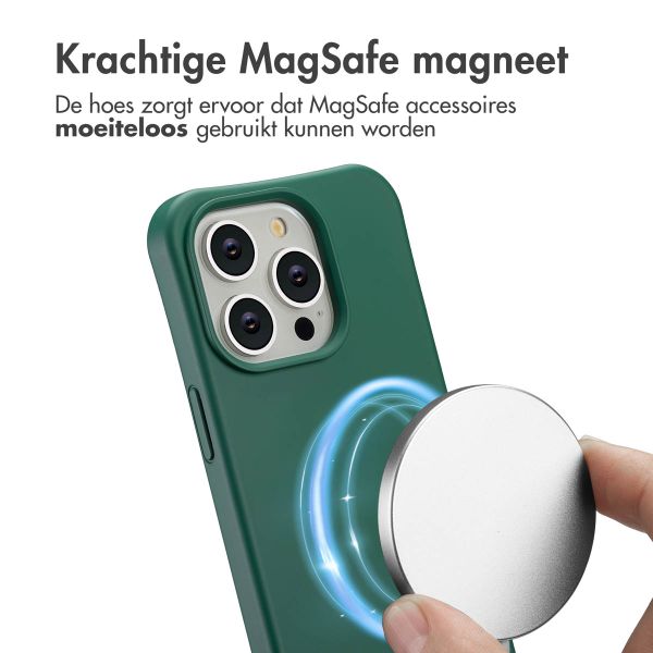imoshion Color Backcover met afneembaar koord met MagSafe Apple iPhone 14 Pro - Donkergroen