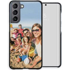 Ontwerp je eigen Samsung Galaxy S21 FE hardcase hoesje - Zwart