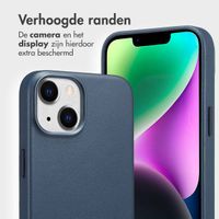 Accezz Leather Bookcase 2-in-1 met MagSafe Apple iPhone 14 - Nightfall Blue