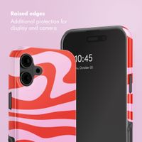 Selencia Vivid Back Cover Apple iPhone 16 - Dream Swirl Pink