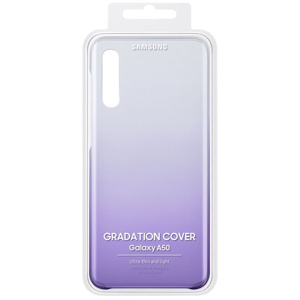 Samsung Originele Gradation Backcover Galaxy A50 / A30s - Paars