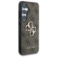 Guess 4G Metal Logo Backcover Samsung Galaxy S25 Plus - Bruin