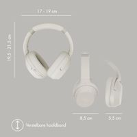 Selencia Urban Play Draadloze Koptelefoon - Active Noise Cancelling (ANC) - Met Opbergcase - Melody Mist
