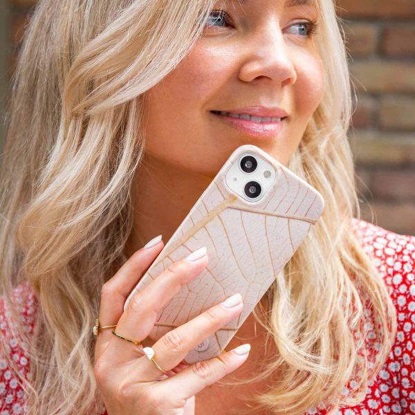 Selencia Aurora Fashion Backcover Samsung Galaxy A33 - Earth Leaf Beige