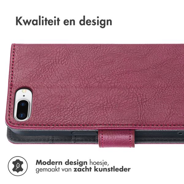 imoshion Luxe Bookcase iPhone 8 Plus / 7 Plus - Bordeaux