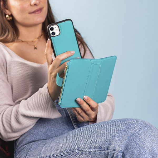imoshion Luxe Portemonnee iPhone 12 (Pro) - Turquoise