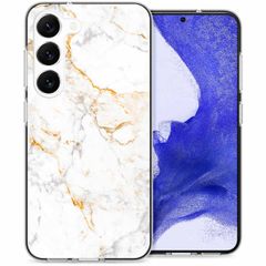 imoshion Design hoesje Samsung Galaxy S23 Plus - White Marble