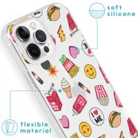 imoshion Design hoesje iPhone 13 Pro - Fastfood - Multicolor