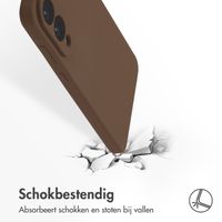 Accezz Liquid Silicone Backcover met MagSafe Samsung Galaxy S25 Edge - New Tea Brown