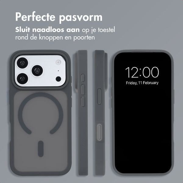 imoshion Color Guard Backcover met MagSafe Apple iPhone 18 Pro Max / 17 Pro Max - Grijs