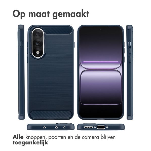 imoshion Brushed Backcover OnePlus Nord 5 - Donkerblauw