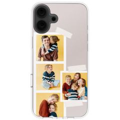 Gepersonaliseerd hoesje met filmrol N°1 iPhone 16 - Transparant