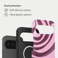 Selencia Vivid Case with MagSafe Google Pixel 11 Pro - Wavy Swirl Pink Plum