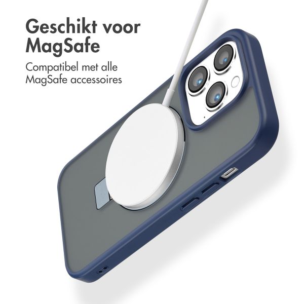 Accezz Ring Stand Backcover met MagSafe iPhone 14 Pro - Blue