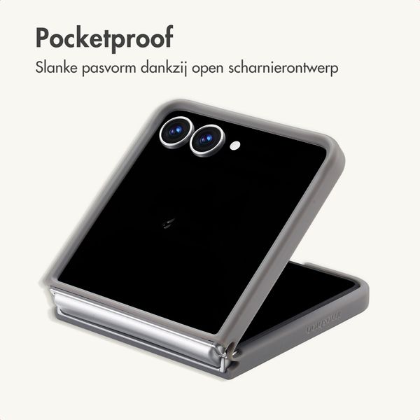 imoshion Color Guard Backcover met MagSafe Samsung Galaxy Z Flip 8 - Grijs